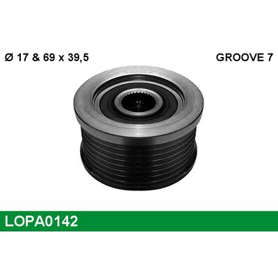 LUCAS Generatorfreilauf LOPA0142 für NISSAN