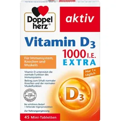 Doppelherz Vitamin D3 1000 I.e. Extra 45 ST