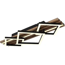 Deckenleuchte Deckenlampe Holzlampe LED Schlafzimmerlampe 3 Stufen L 61 cm