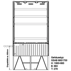 GSAB Elektrotechnik Kabelverteiler 88S1700K