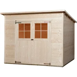 Weka 19 mm Gartenhaus 325 -299 x 250 cm - 50 % Rabatt auf Dacheindeckung