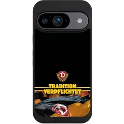 Nivocase Handyhülle für Google Pixel 9 Hülle NIVOpure Case Schwarz Fanartikel SG Dynamo Dresden SGD (Google Pixel 9), Smartphone Hülle, Schwarz