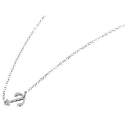 Kette ohne Anhänger ADELIA´S "Halskette mit Anhänger – aus Edelstahl", silber, Halsketten, Damen, 48cm, Edelstahl, Schöne Geschenkidee zum einen besonderen Tag