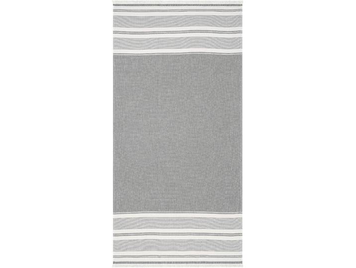 Strandtuch EGERIA Pestemal , grau (dunkelgrau), B:80cm L:180cm, gewebte Ware, Baumwolle, Handtücher, Strandtuch, 80x180 cm, mit Fransen