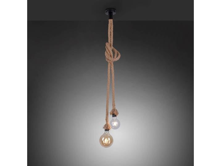Suspension Rope II 10 x 120 x 10cm Noir Matériau : Fibres naturelles E27