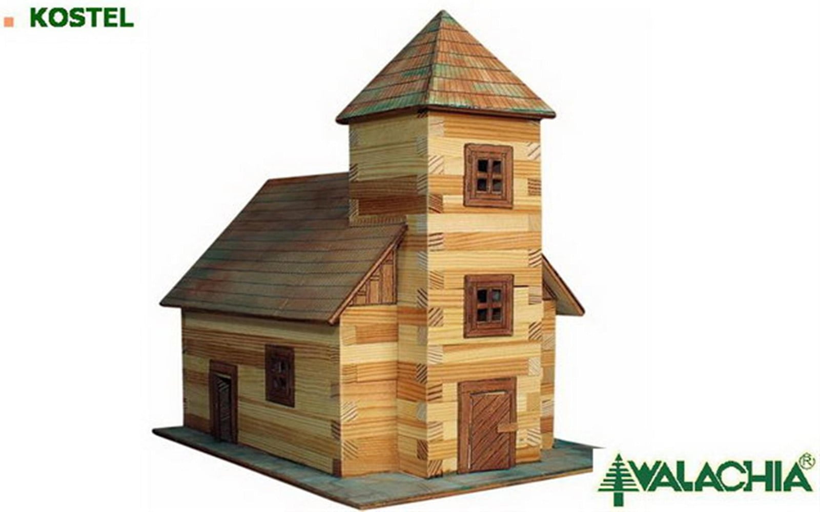 Walachia Houten Bouwpakket Kerk