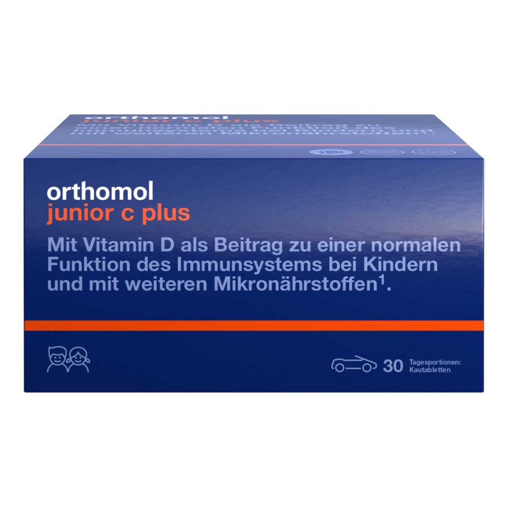 Orthomol pharmazeutische Orthomol junior C plus Kautabletten Mandarine-Orange 10013630