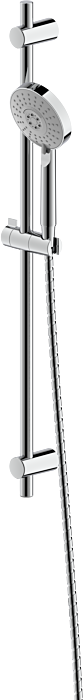 Bravat Stangenset 3590452 3-Strahl, Brauseschlauch 1750cm, chrom