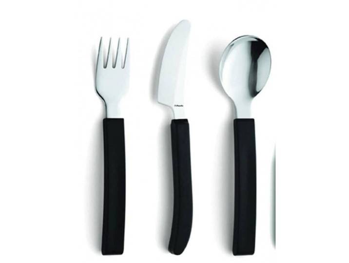 Able2 Amefa - Bestek recht lepel - Taps toelopend handvat - Lengte 11,4 cm