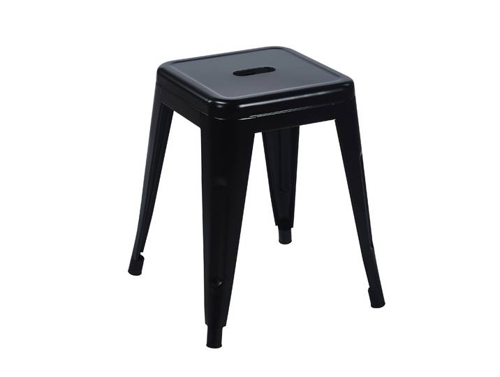 Hocker Metall METALLIX schwarz