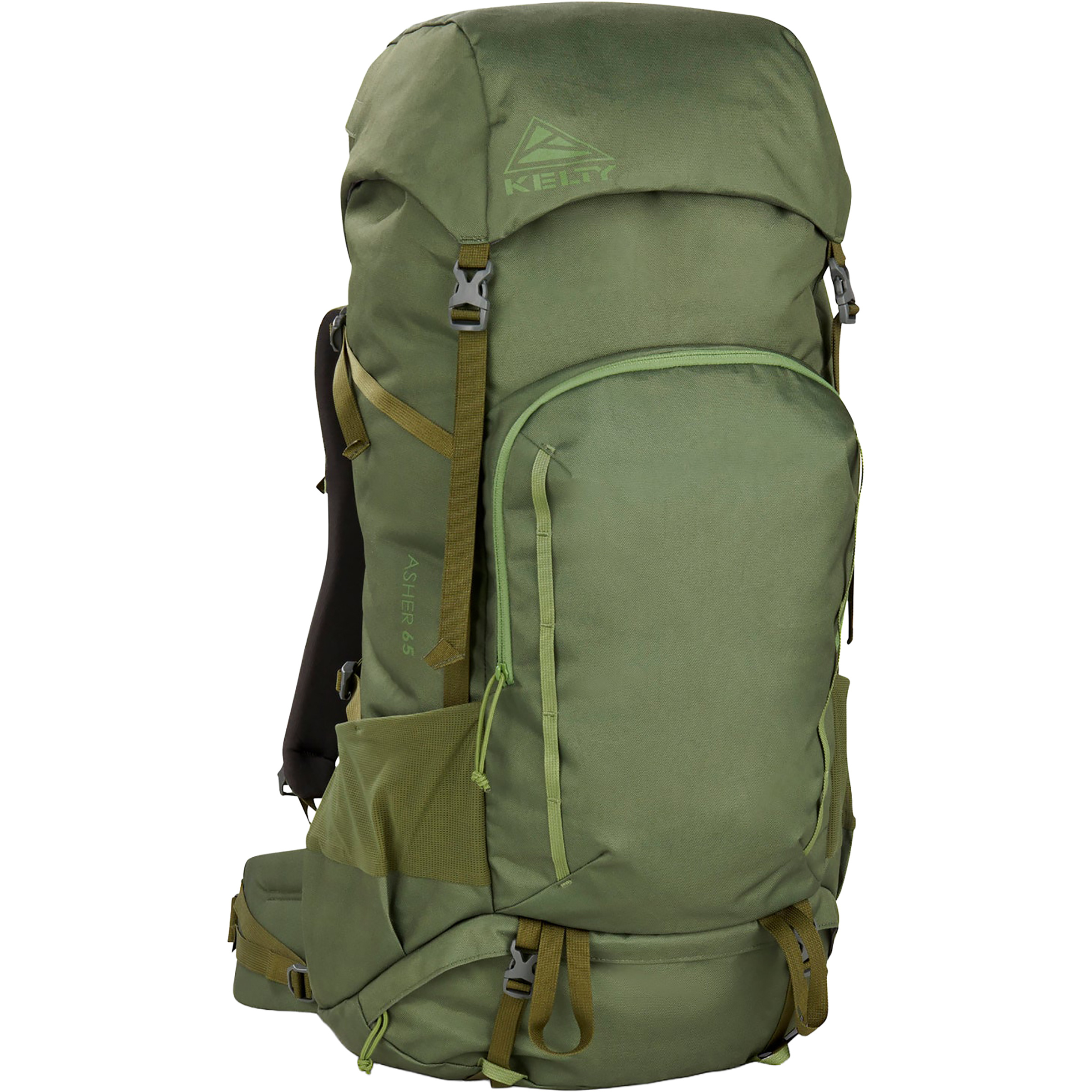 Kelty Asher 65 Trekkingrucksäcke oliv Größe 65L Camping Wasserabweisend