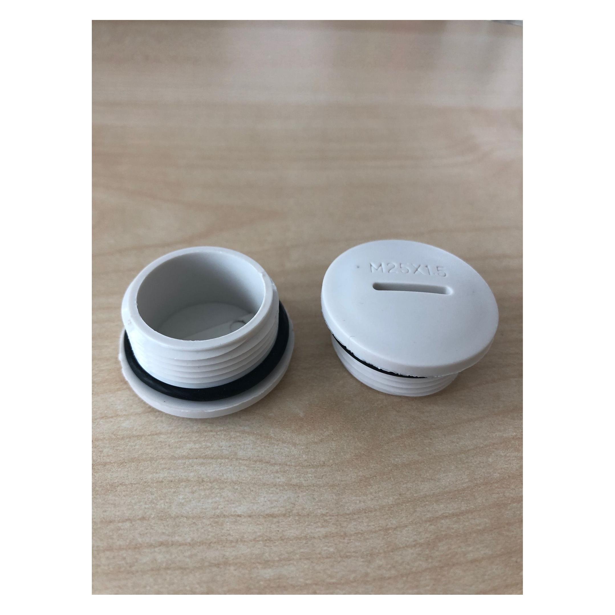 Allnet Installation M25x1,5 Blindstopfen 2er Set mit O-Ring (M25x1,5-Blindplug-2Set)