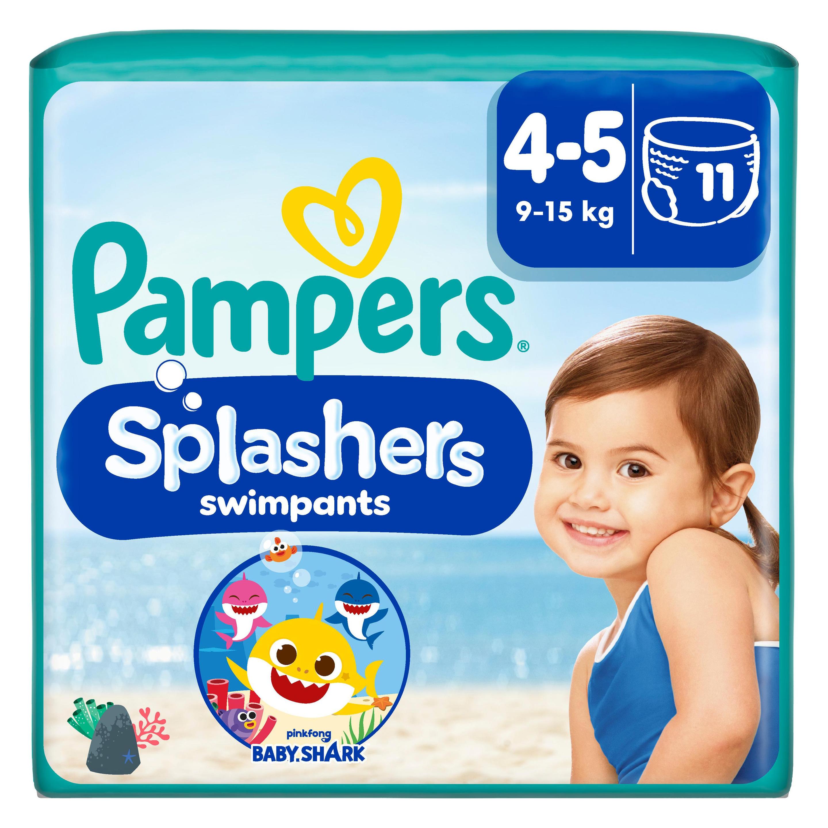 Pampers Splashers (Gr. 4, Gr. 5, 11 Stk.) (8001090698384)