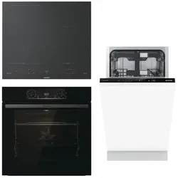 Gorenje-Sonderangebot-Set mit mattschwarzem Induktionskochfeld SETGOR17