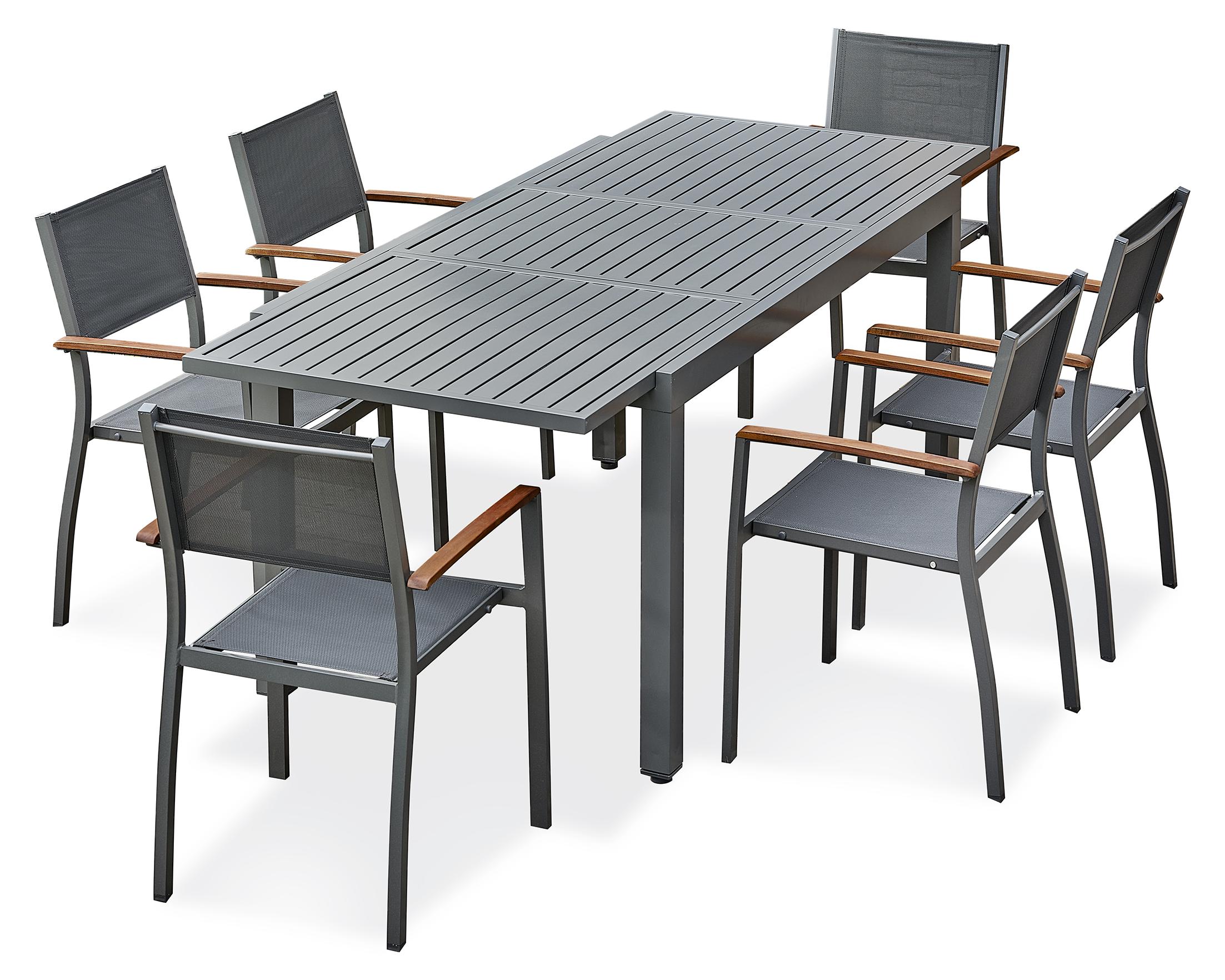 Gartenmöbel-Set aus Aluminium