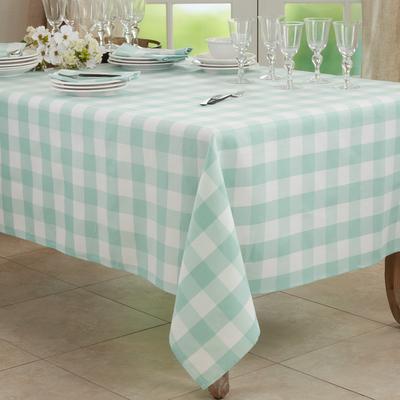 Saro Lifestyle Casual Buffalo Plaid Tablecloth
