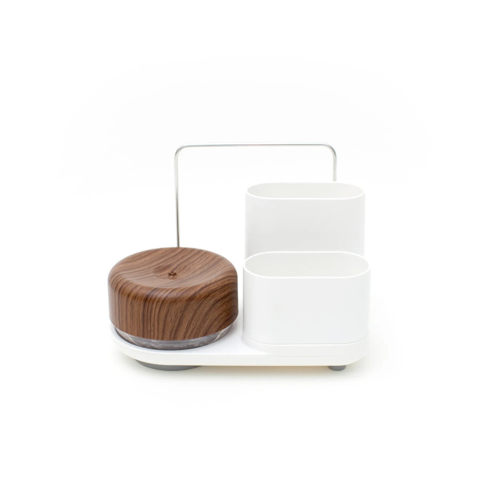 Bosign Do-Dish Caddy PLUS afwasmiddeldispenser en gootsteen organiser set - Donker hout