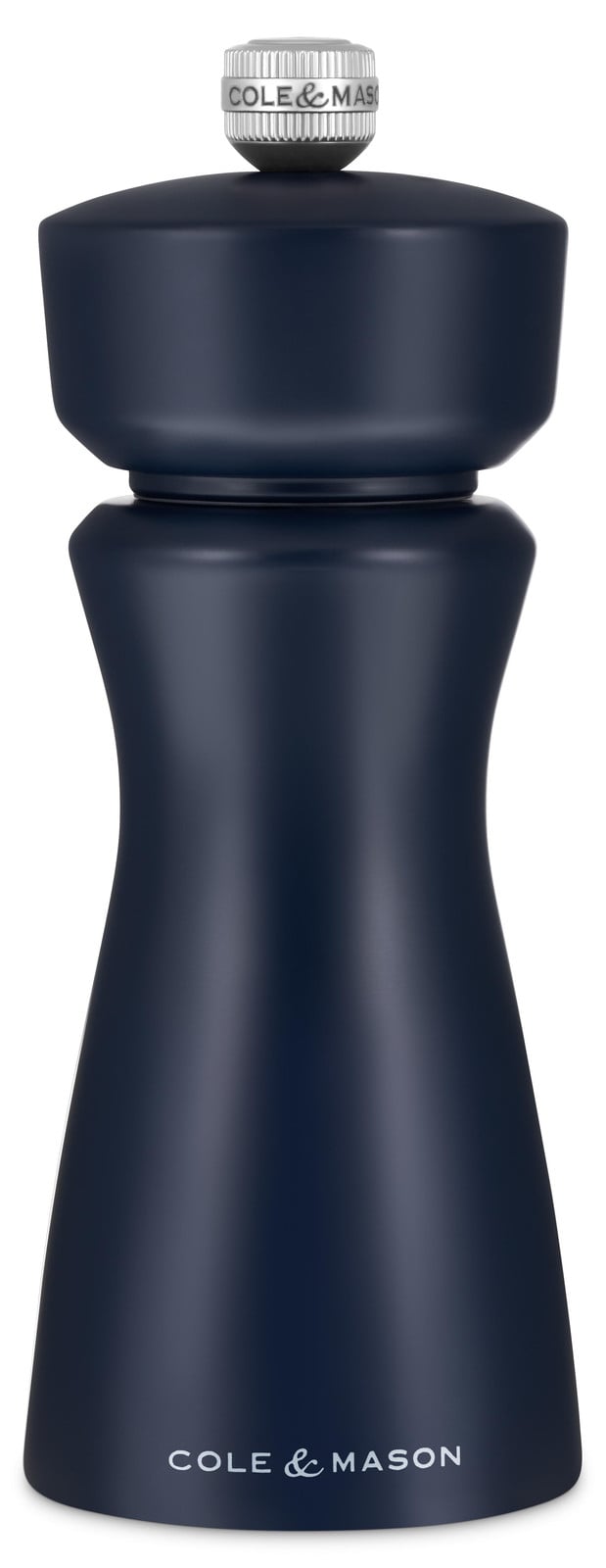 Cole & Mason Kenton Zout- en pepermolen, Perzisch blauw, zeezout, Hoogte: 15 cm