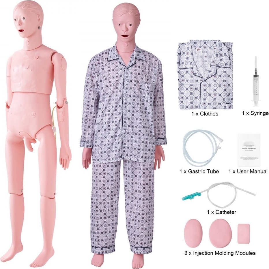 Trainingssimulator für Männer in der Krankenpflege - Patientenversorgungsübungspuppe - Lehrpraxis