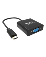 Vision USB Typ-C VGA D-Sub Männlich Weiblich Gerade Professional Black USB-C to Adaptor (TC-USBCVGA/BL)