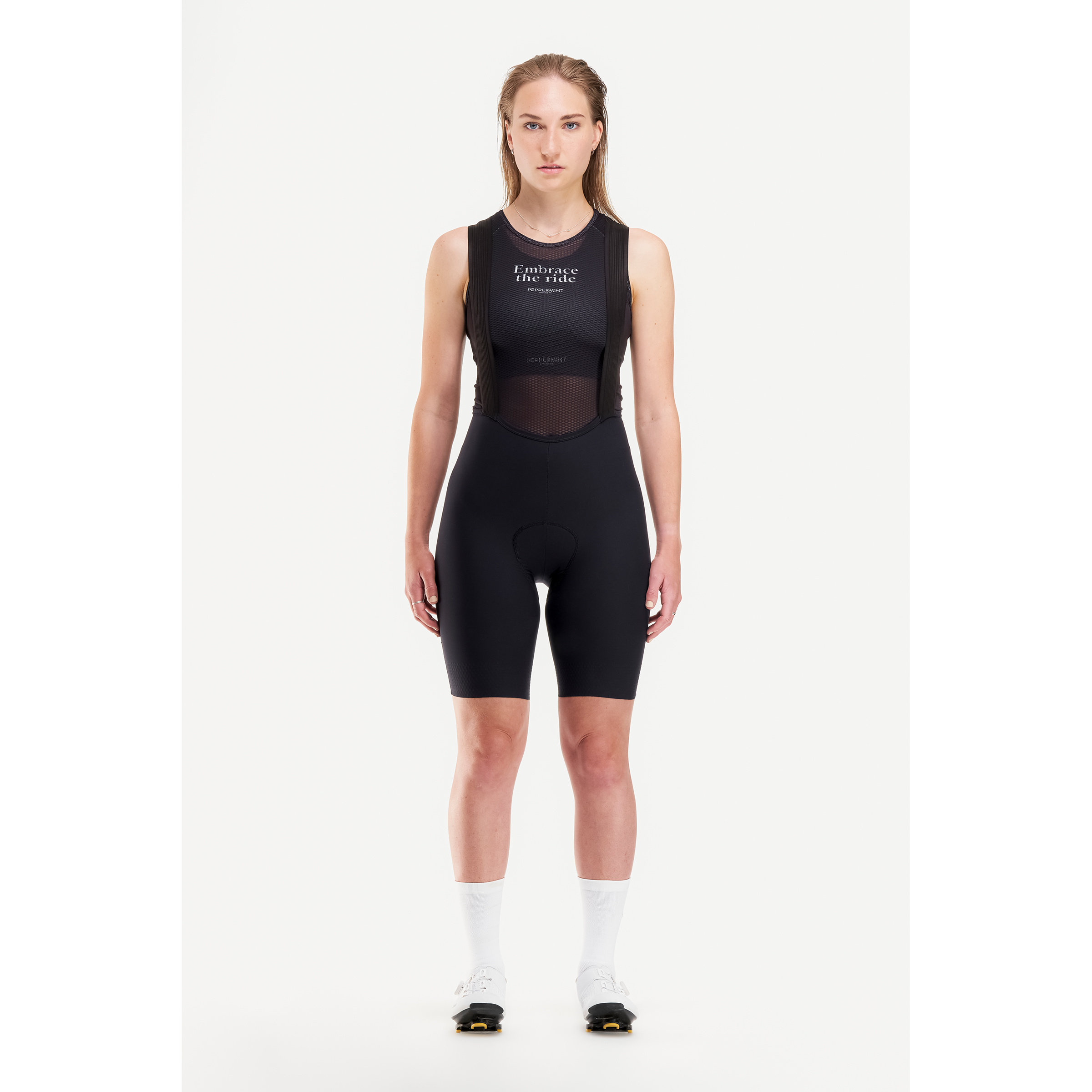 Peppermint Signature Bib kurz Damen Fahrradhose schwarz Größe S Rennrad Schnell trocknend