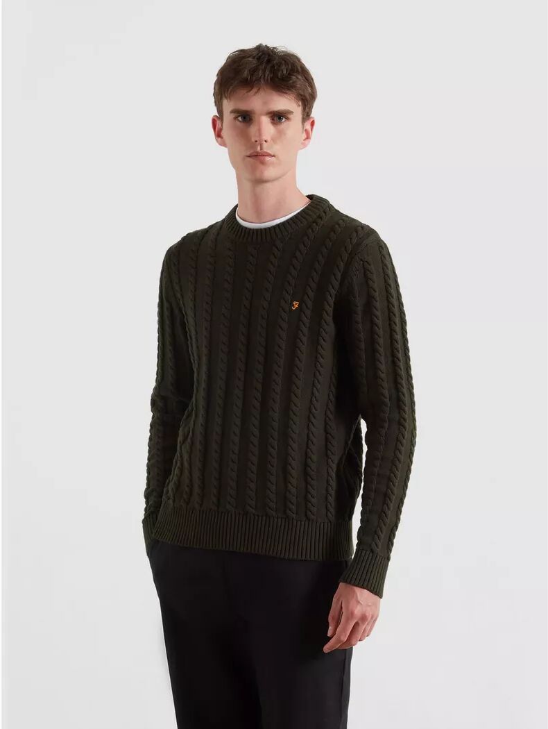 FARAH - Pullover, für Herren, Olivegrün, Größe S
