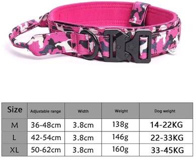 Uplifted Finds Heavy Duty Tactical Collar & Bungee Leash Set a06 m