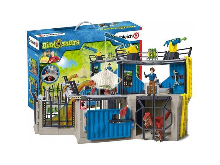 Schleich® Spielfigur 41462 Große Forschungsstation Dinosaurs Action-Figur mehrfarbig