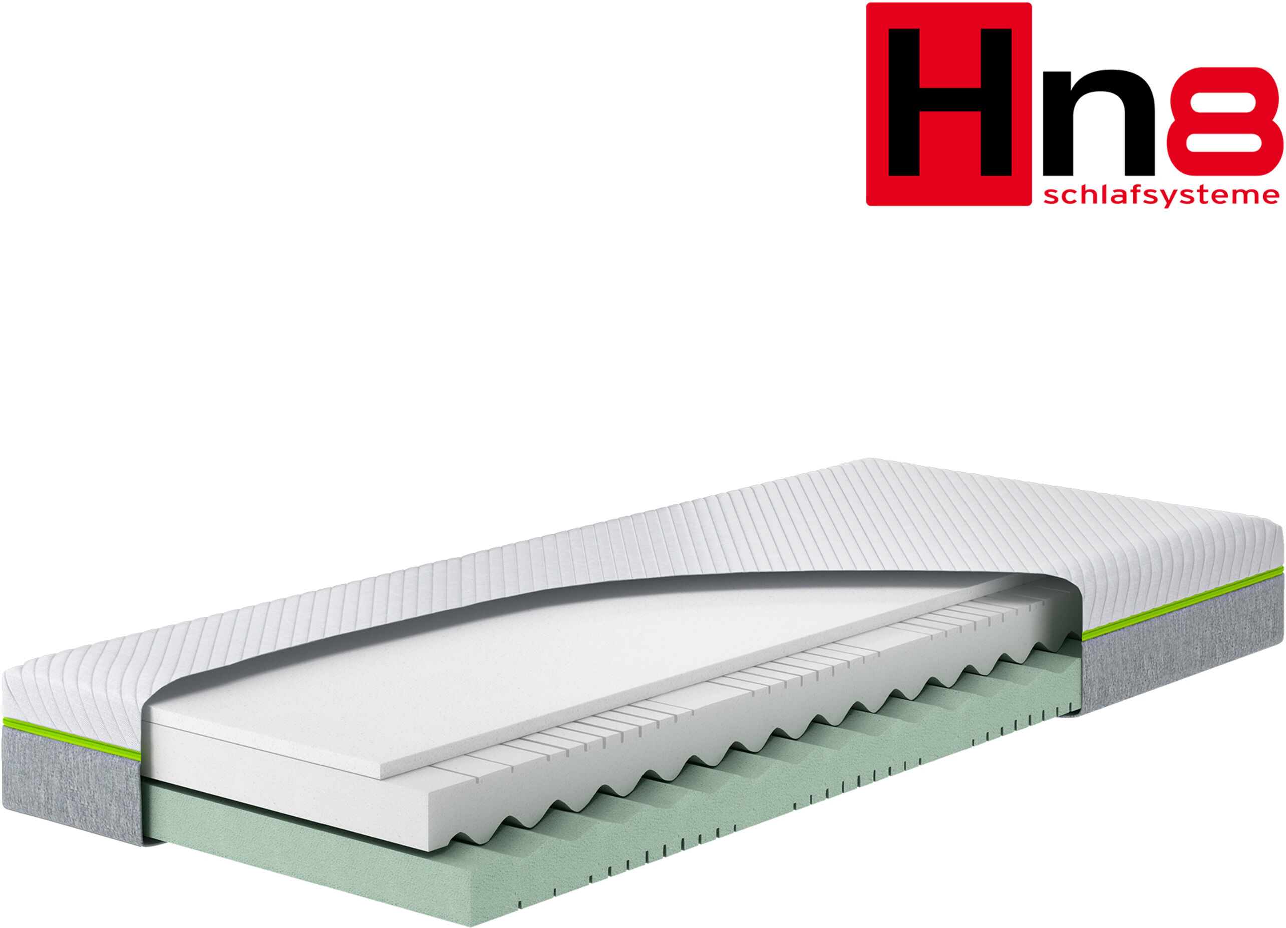 HN8 SCHLAFSYSTEME Visco-Matratze Cozy Sleep mit 7-Zonen-Komfortschaum