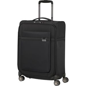Samsonite Koffer Airea Spinner, schwarz, Weichschale, 4 Rollen, 41 Liter, 40 x 55 x 20cm