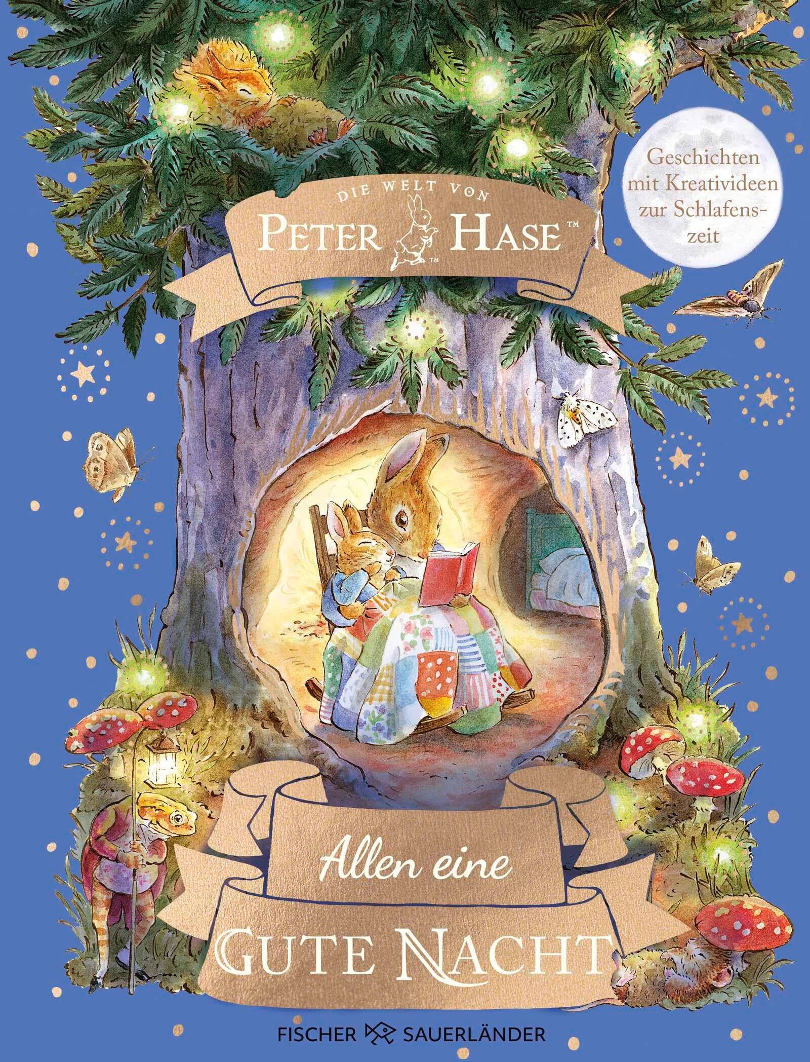 Beatrix Potter - Die Welt von Peter Hase Allen eine gute Nacht: 24 Gutenachtgeschichten zum Vorlesen für Kinder ab 5 Jahren I Mit Kreativideen zur Schlafenszeit - Preis vom 07.10.2026 11:45:10 h