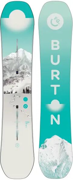 Snowboard Damen Burton Feelgood Flying V (142cm - Blau)