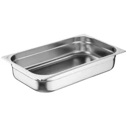 Nisbets Essentials Edelstahl Gastronorm Behälter 1/1 100mm (3 Stück)