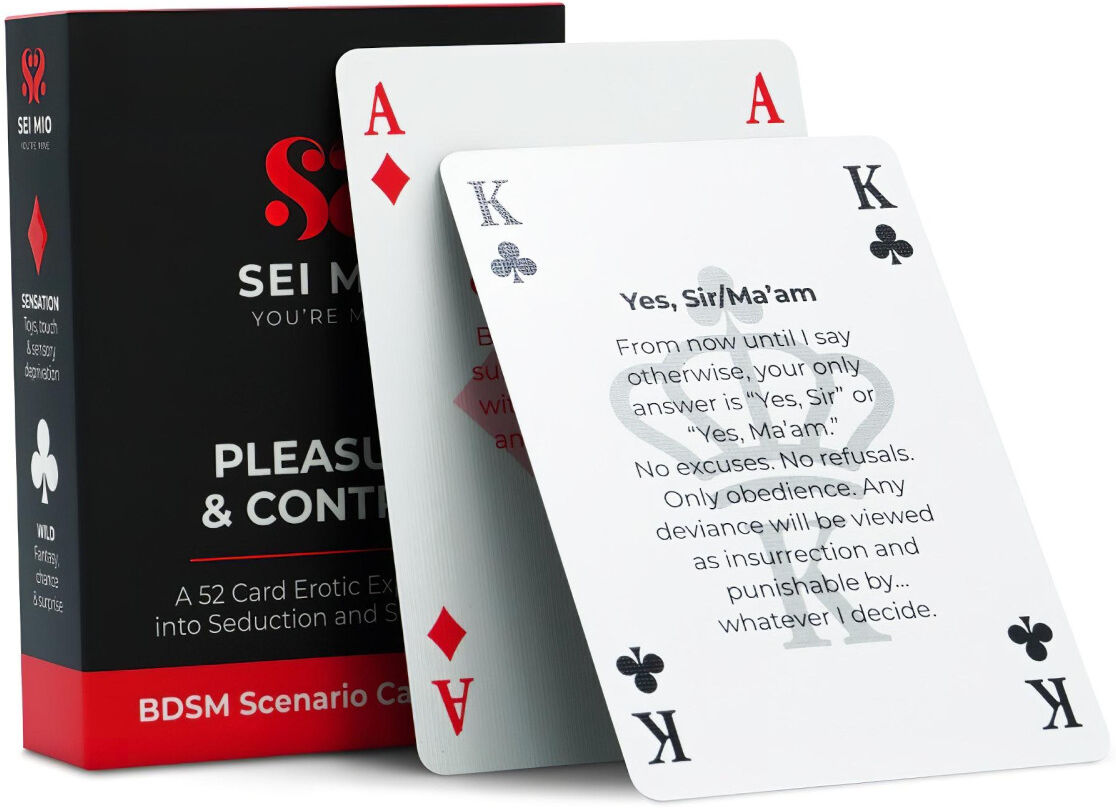 Mitac Sei Mio Pleasure & Control - BDSM Kartenspiel (52 Karten)
