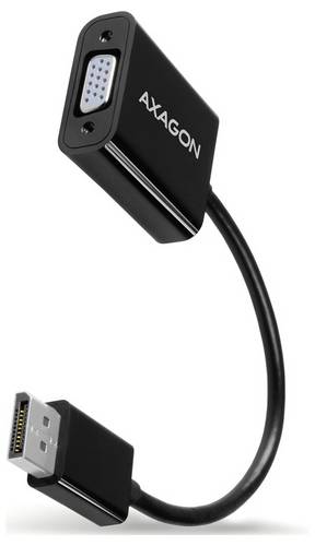 AXAGON RVD-VGN DisplayPort / VGA Adapter [1x DisplayPort Stecker - 1x VGA-Buchse]
