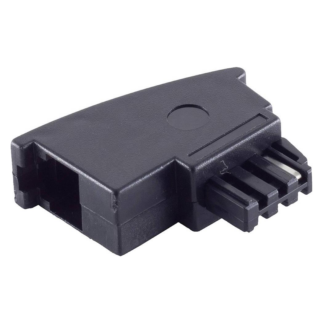Shiverpeaks -BASIC-S--TAE F-Stecker auf Western-Kupplung 6/4, Import, Festadapter, schmal (BS71200)