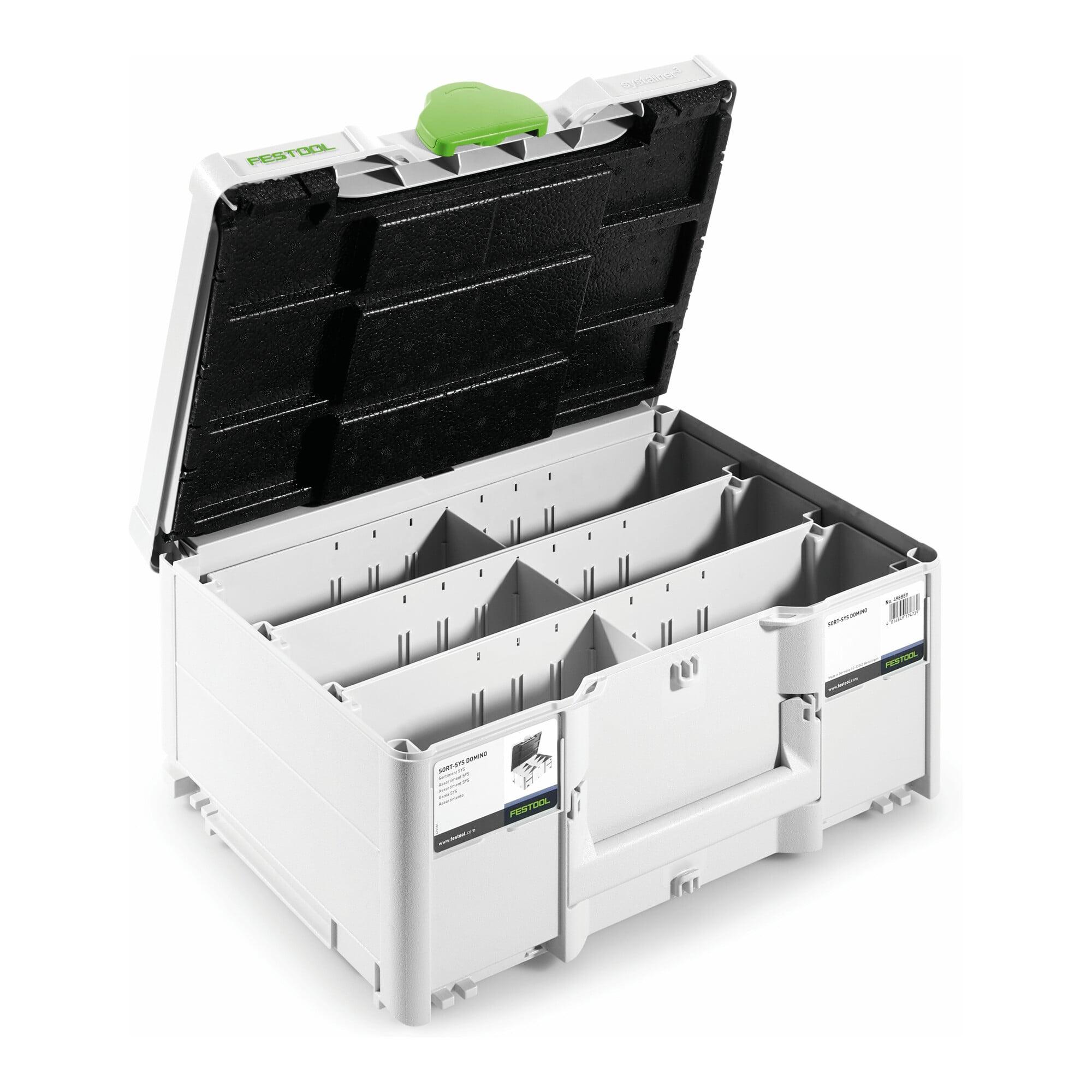 Festool SORT-SYS3 M 187 DOMINO Systainer³ mit Sortiereinsatz für DOMINO Dübel , 4014549309824 (576793)