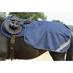 Therapie-Nierendecke Ausreitdecke Bucas Therapy Quarter Sheet Navy/Orange / 135