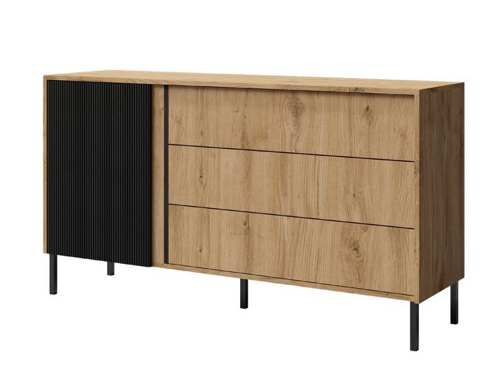 Compleo Schubkastenkommode mit 3 Schubladen OLIS, Elegant design