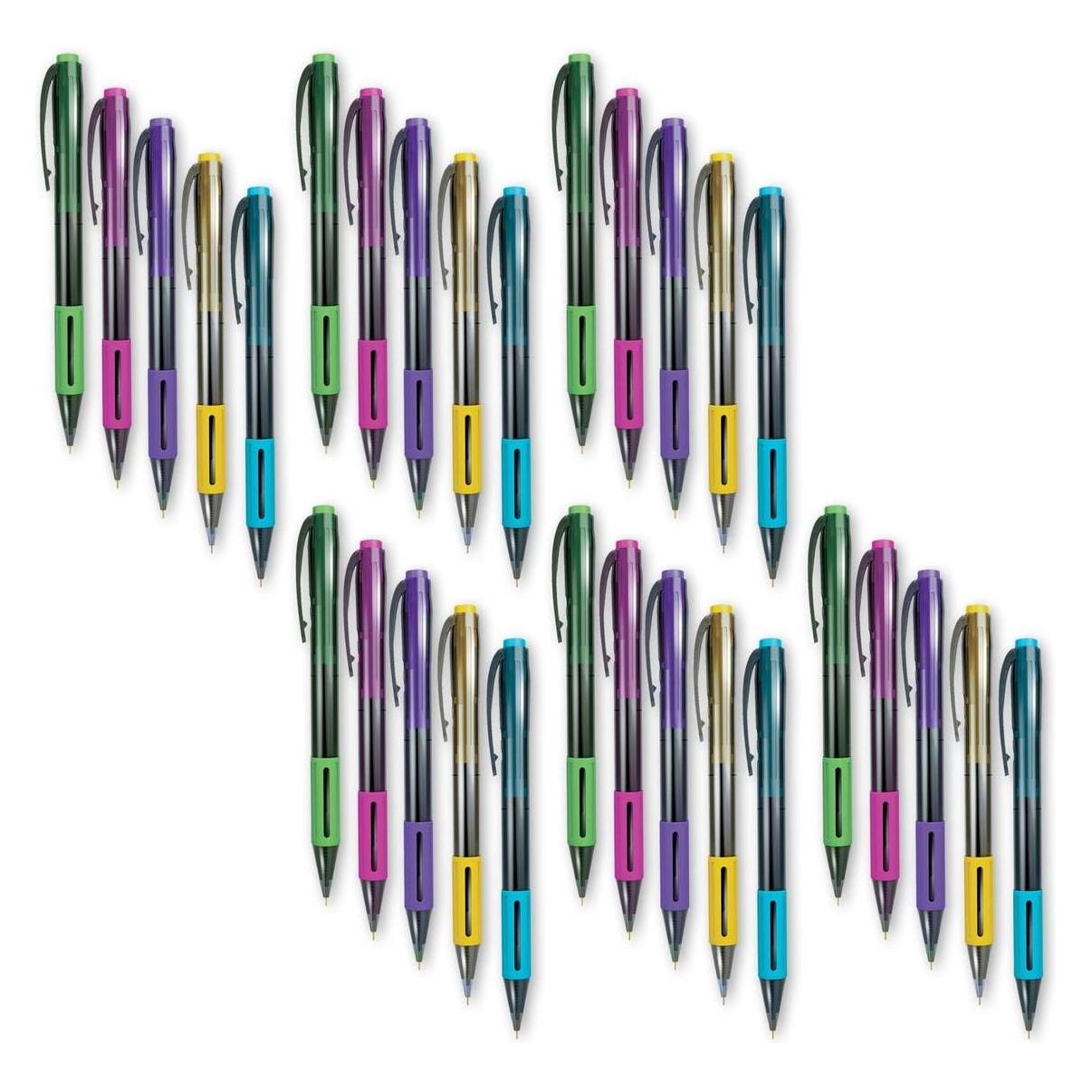 Berlingo atomatischer Kugelschreiber kugelig, blau, 30stk, 0.7mm, SI-400 COLOR (30x) (46989315)