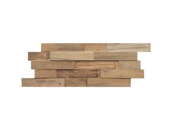 WANDVERKLEIDUNG FSC TEAK RECL. NATUR