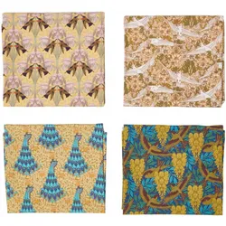 PATCHWORK-STOFFPAKET Art Déco IV – Fat Quarter 4er-Set, 100% Baumwolle