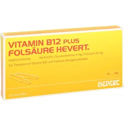 Vitamin B12 Folsäure Hevert Ampullen -Paare