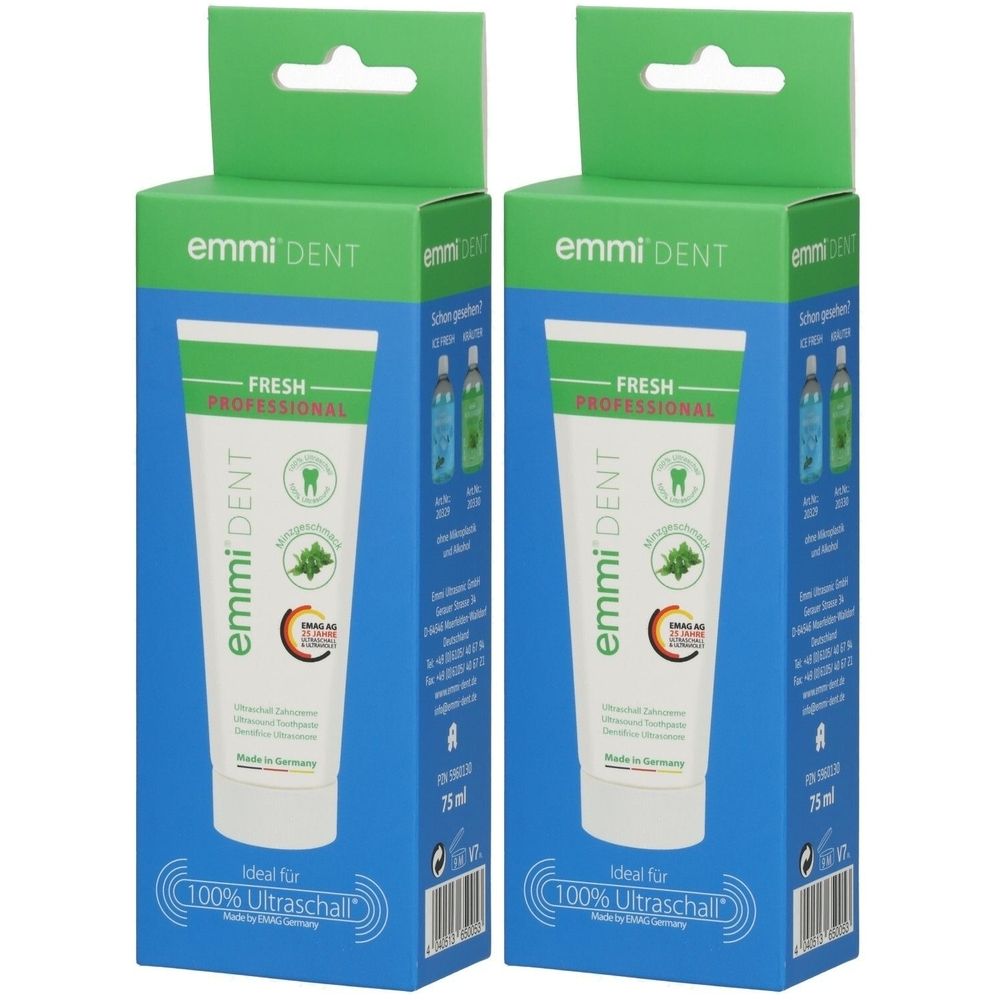 Emmi Dent Ultras Zahnpasta x2 2x75 ml