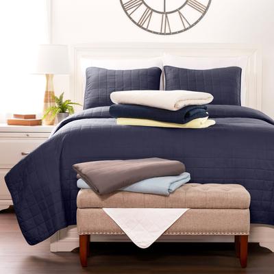 Soft Essentials Luxury Ultra Soft Square Quilted Coverlet Set
