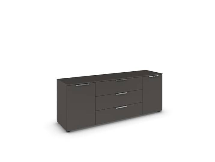 Rauch Möbel Flipp, Kommode, Farbe Graphit, Breite 160 cm