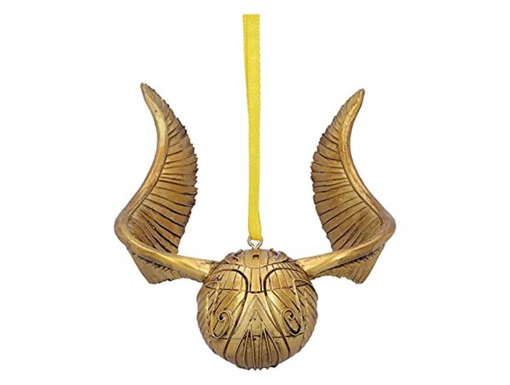 Nemesis Now Harry Potter Décoration à Suspendre Vif d'or Quidditch\, Résine\, pour Anniversaire\, Doré