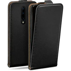 moex Flip Case OnePlus 7 Pro Klapphülle Leder Optik