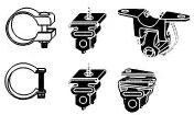 VEGAZ CA-122 Exhaust fitting kit