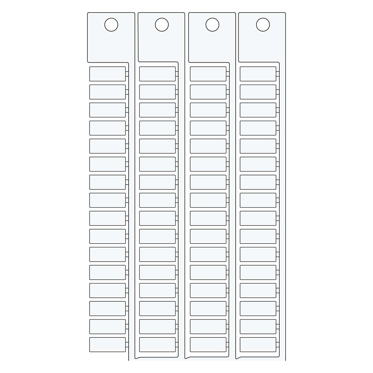 Brady Terminal Block Tags - 6mm x (TAGSTERMINALBLOCK615,.)